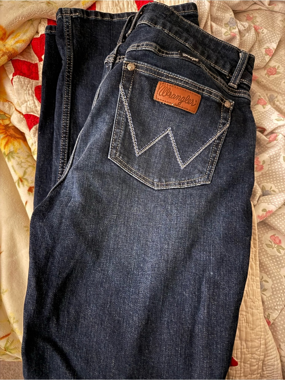 Wrangler Women’s Dark Blue Boot Cut Jeans